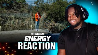 HIS FLOW IS CRAZY  American First Time Reaction To Digga D  Energy Official Video 🔥 [upl. by Engud592]