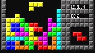 Tetris The Classic Online Flash Game Levels 19  Arcade Games [upl. by Peder]