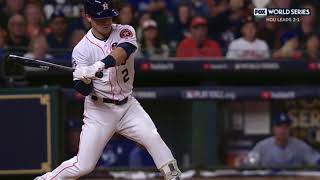 Alex Bregman MLB slow motion instant replay baseball swing 17 HR OS away pull side [upl. by Saref954]