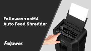 Fellowes 100MA Auto Feed Shredder [upl. by Magena]