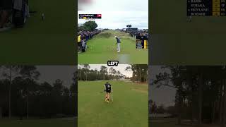 Can Jamie Reid make birdie before Brian Harman hits his drive shorts golf speedgolf [upl. by Lotsirhc]