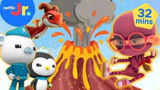 BEST Lava Moments 🌋 ft Octonauts Hello Ninja amp More Cartoons 🌋 Netflix Jr [upl. by Nareik]