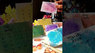 How to Make DIY Calendar 2024new year special youtubeshorts diy shortsvideo shorts art craft [upl. by Erie]