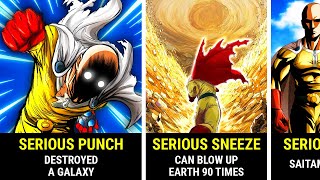 Every Time Saitama Used His TRUE POWER One Punch Man [upl. by Lerred]