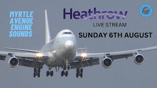 ENGINE SOUNDS Myrtle Avenue Heathrow LIVE SUNDAY 6TH AUGUST [upl. by Notgnillew]