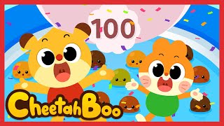 100 Poopy kiddo Song  Counting song  Nursery rhymes  Kids song  Cheetahboo [upl. by Marquez]