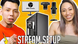 My GFs Streaming Set Up  Upgrades [upl. by Heddi]