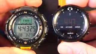 Suunto Core vs Casio Pathfinder Part 2 [upl. by Deina]