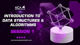 Introduction to Data Structures And Algorithms Session 1 [upl. by Einaej]