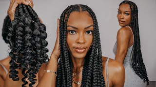 How To Do Knotless Braids on Yourself  StepByStep Tutorial [upl. by Penn595]