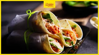 Wrap Rezept I JackfruitTinga Wraps mit ChipotleSauce I Aufwand Mittel I NETTO [upl. by Kemeny360]