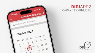 DIGIAPP2  Capax Terminliste  Termine aus dem Ressourcenplaner CAPAX einsehen [upl. by Natalia]