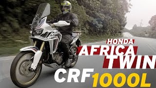 Honda CRF 1000L Africa Twin avaliação da bigtrail pra cruzar o país viajar o mundo [upl. by Ellerret964]