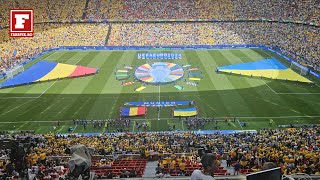 Imnul României cântat pe Allianz Arena la debutul naționalei României la EURO 2024 [upl. by Nerha566]