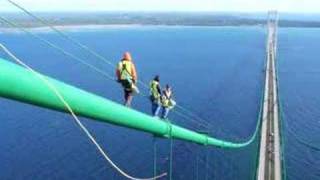 Mackinac Bridge view from the top [upl. by Viglione958]