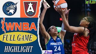 Minnesota Lynx vs Atlanta Dream  FULL GAME Highlights   Sept 102024  WNBA 2024 Season  WNBA [upl. by Nayr]