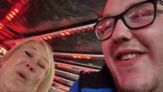 Taylors waltzers on ride pov perth Scotland funfair 18th of July 2024 [upl. by Nnaacissej]