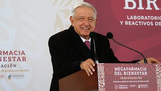 Inauguración de la Megafarmacia para el Bienestar desde Huehuetoca Estado de México [upl. by Gorlin]