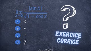 Limites dune Fonction Trigonométrique Exercice Corrigé [upl. by Jecon]