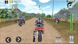 Fast Motor Bike Rider 3D  Gameplay Android game  heavy bike racing games [upl. by Lednam]