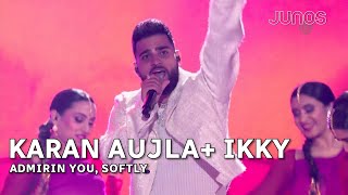 Karan Aujla feat Ikky performs Admirin You amp Softly  Juno Awards 2024 [upl. by Stock]