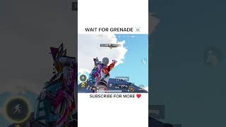 WAIT FOR GRENADE ☠️  bgmi pubgmobile shorts [upl. by Dnumsed]