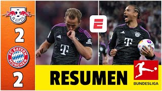 Espectacular remontada del Bayern Munich ante el RB Leipzig con goles de Kane y Sané  Bundesliga [upl. by Clarisa]