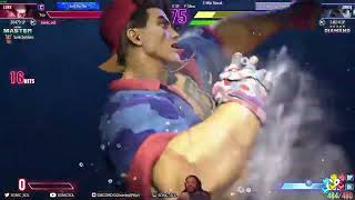 SF6  Luke setup safe jump combo  match up [upl. by Ranjiv]