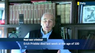 Lawyers of Nazi war criminal Erich Preibke release video of unrepentant Nazi defending executions [upl. by Aremat]