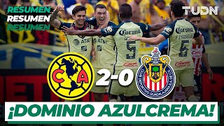 Resumen y goles  América 20 Chivas  Amistoso 2021  TUDN [upl. by Ees]