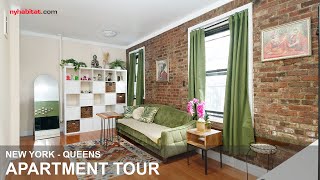 Astoria Queens New York  Furnished 1Bedroom Apartment Video Tour [upl. by Uht]