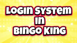 Login System  Bingo King [upl. by Serle]