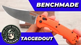 Нож Benchmade Taggedout 15535 CPM 154 Grivory Orange [upl. by Nomrej]