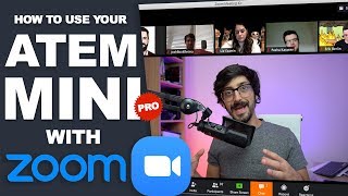 Using ATEM Mini PRO with ZOOM  Full setup  Tips for better quality [upl. by Livingstone]