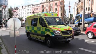 Liberec Region EMS ambulance 431 responding 2 clips  ZZS Libereckého Kraje RZP 431 CZ  792020 [upl. by Imuy]