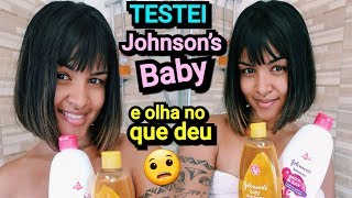 PASSADA COM O SHAMPOO E CONDICIONADOR JOHNSONS [upl. by Derfnam]