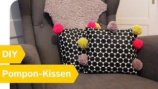 DIY Anleitung – PomponKissen einfach selber machen  Roombeez – powered by OTTO [upl. by Eat]