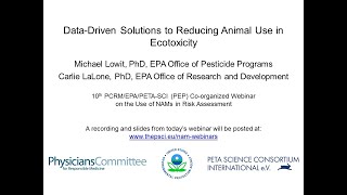 Data Driven Solutions to Reducing Animal Use in Ecotoxicity [upl. by Enar]