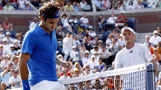 Roger Federer vs Nikolay Davydenko  US Open 2007 Semifinal Highlights [upl. by Natanoy]