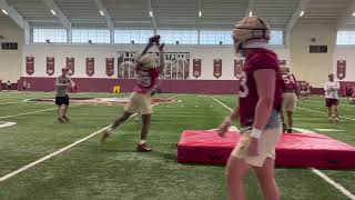 FSU Football  Highlights from Florida States sixth preseason practice [upl. by Jepum604]