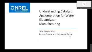 Understanding catalyst agglomeration for water electrolyzer manufacturing by Scott Mauger from NREL [upl. by Dacia]