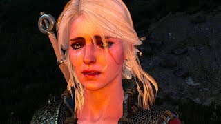 THE WITCHER 3  Vesemirs Death and Funeral 4K 60fps [upl. by Wenger]