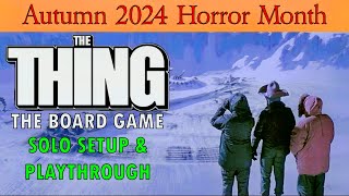 THE THING—The Board Game—A Setup amp Play Video [upl. by Ayn278]