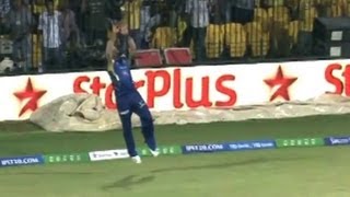 Pollard  Most Stunning catch ever from Dhoni IPL 6  CSK vs MI HD [upl. by Toft]