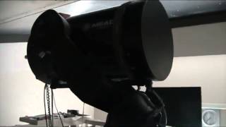 A Quick Tour of the Observatory amp a Look Through the 14 Inch Meade LX200 Telescope [upl. by Eesak]