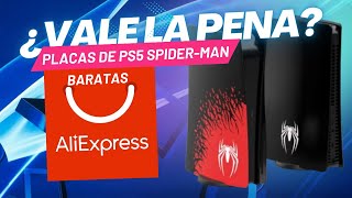 PlacasCubiertas de PS5 Marvel´s Spiderman Baratas Aliexpress Clon ¿Vale la pena [upl. by Musetta235]