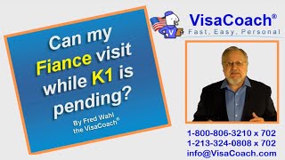 Can fiance visit USA while K1 visa application in process K137 [upl. by Thorstein]