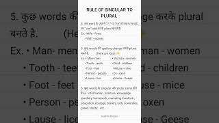 SINGULAR TO PLURALSINGULAR SE PLURAL KESE BANAYEenglishspeakingER ZUBAIRAHMAD shortfeedshorts [upl. by Nnail911]