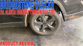 ✅ Bridgestone Dueler HL Alenza Highway Terrain SUV Tire P25555R20 107 H 🔴 [upl. by Macdermot]