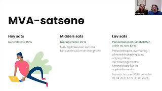 Webinar Hvordan levere MVAmelding for ENK og AS [upl. by Haon9]